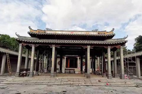 瓊海泰伯書院(籌)參加卜創(chuàng)吳氏宗祠落成慶典活動