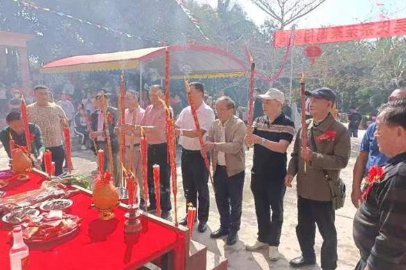 瓊海泰伯書院今大年初八祭祠：石壁排溝宏聲曲